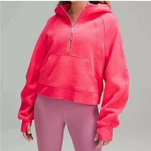 NWT Lululemon Scuba Oversized Half-Zip Hoodie Lip Gloss